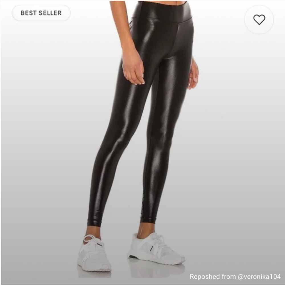 Koral lustrous high rise black leggings